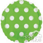 18吋 果綠-透明圓點點[T5]